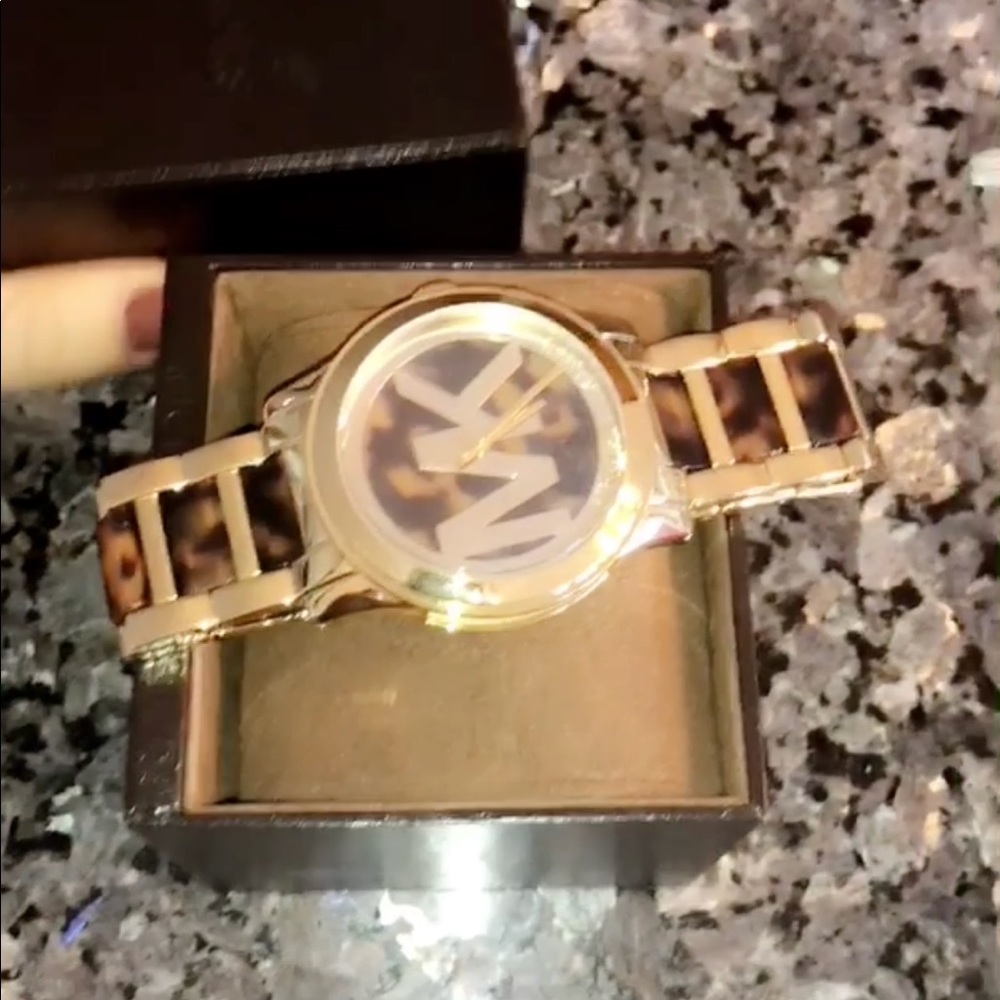 Tortoise Shell limited edition Michael Kors watch